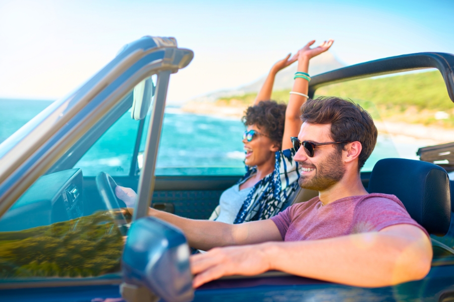 Couple on a Road Trip